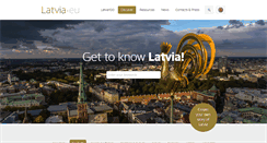 Desktop Screenshot of latvia.lv